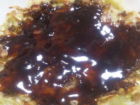 合挽きミンチでお好み焼き